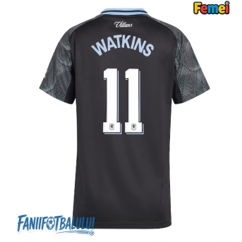 Aston Villa Ollie Watkins #11 Tricou Fotbal Replică 2025-26 Femei Deplasare